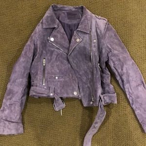 Suede jacket minimally worn